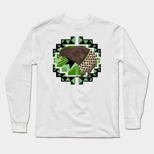 Traditional New Zealand Kiwi Bird Long Sleeve T-Shirt